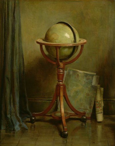 Globo y mapas de Ernest Leopold Sichel